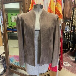 Vintage Leather Brown Jacket